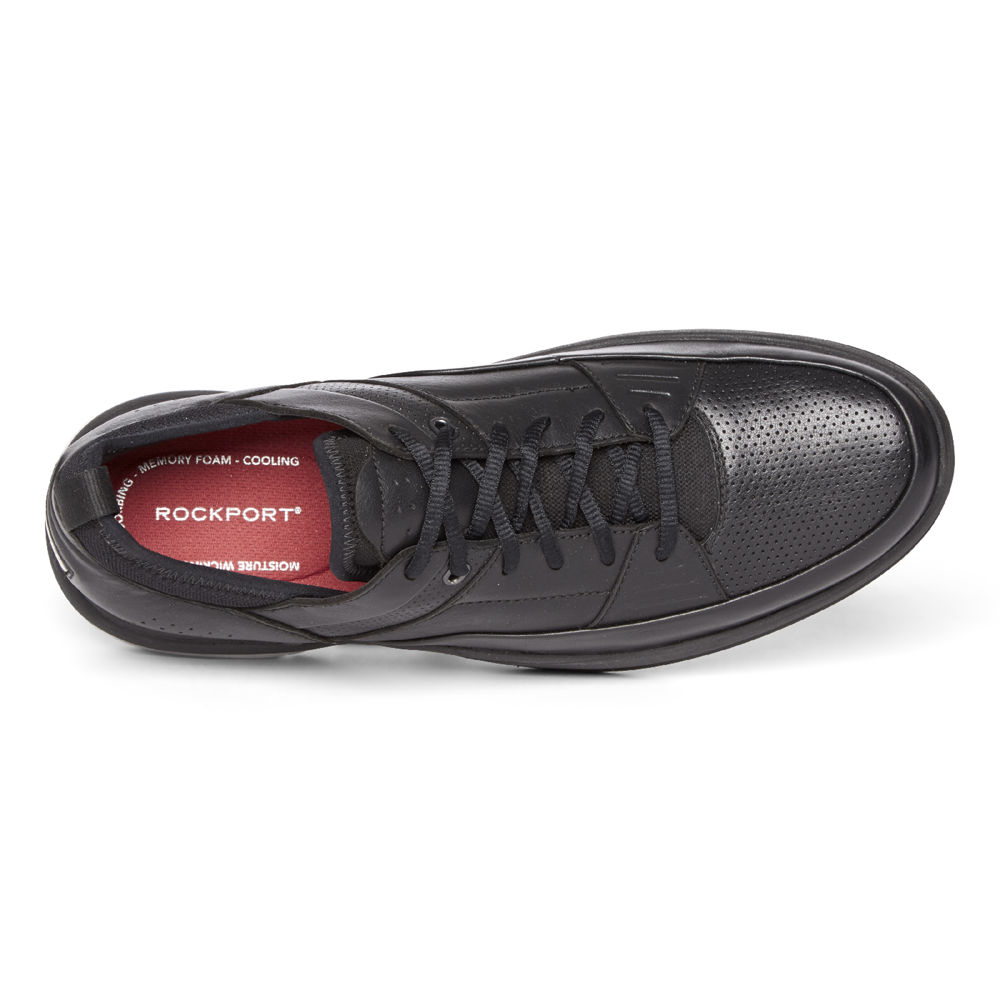 Rockport Singapore Mens Sneakers - Howe Street Lace Up Black - RP7485219